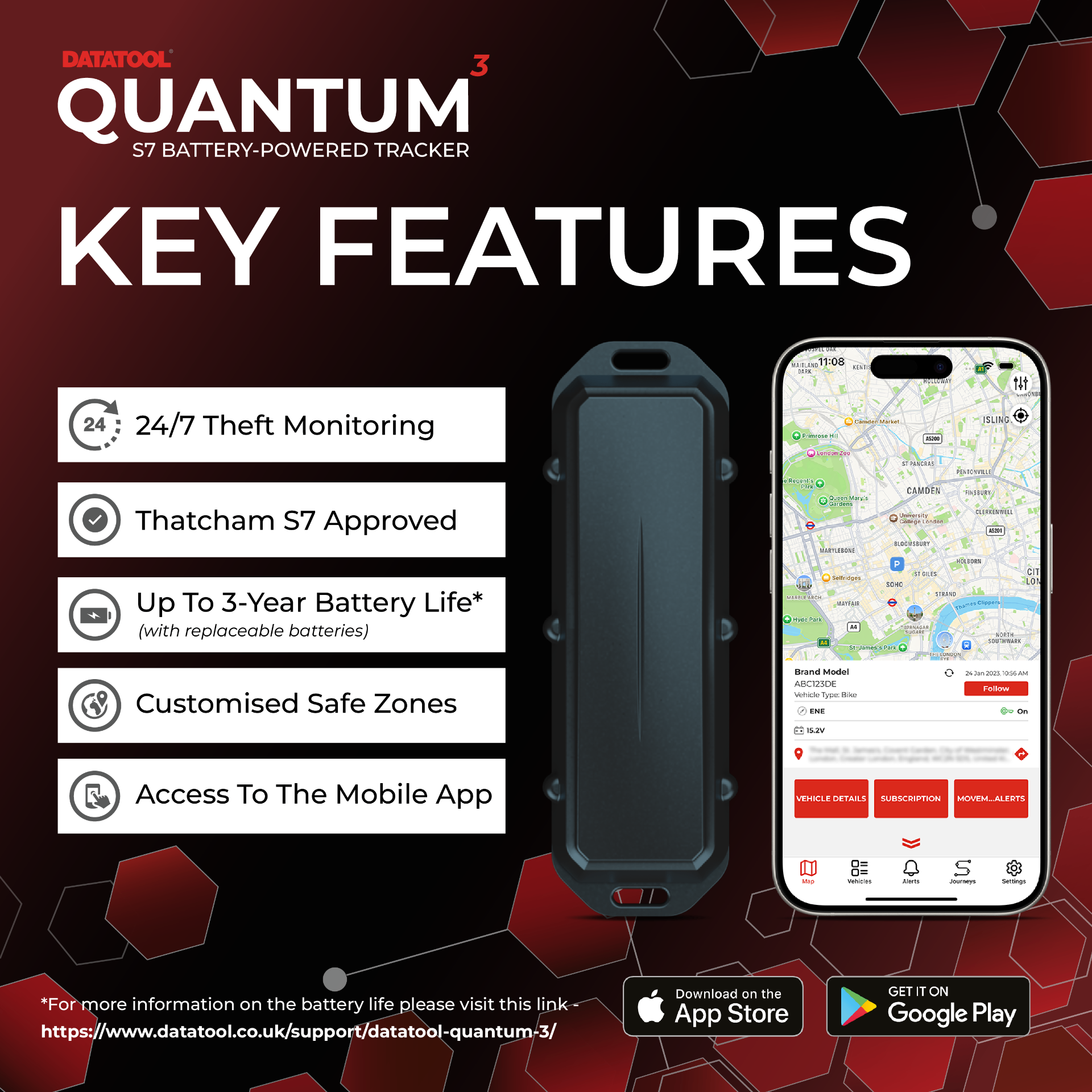 Datatool Quantum³ security system