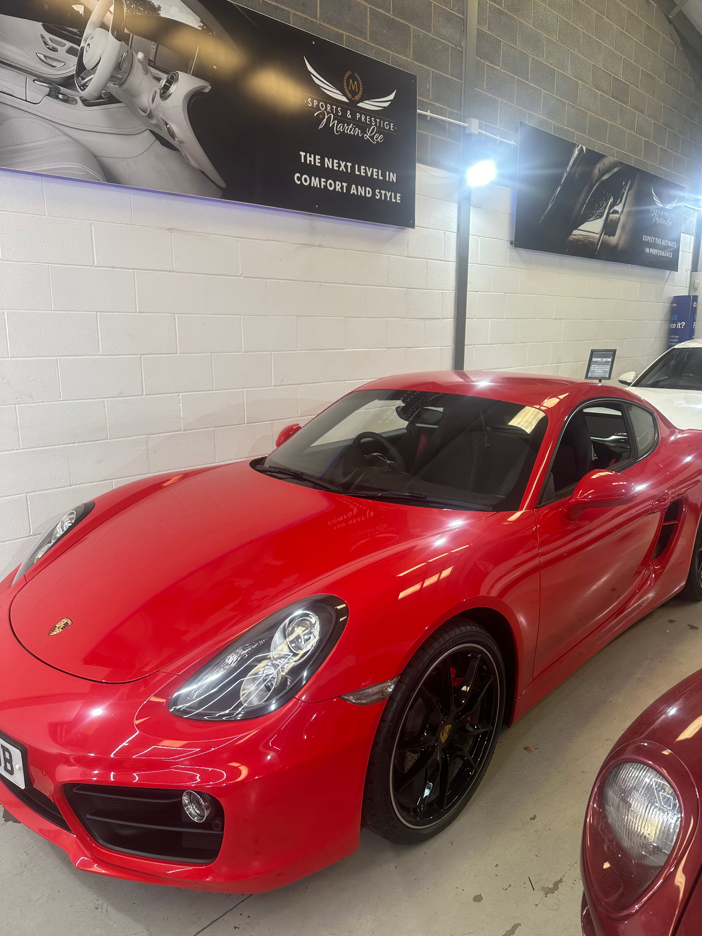 Red Porsche in Concept-R Performance workshop